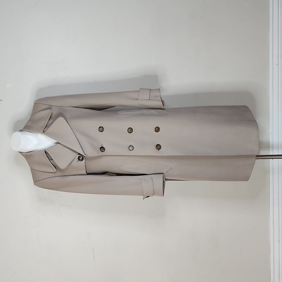 Luxury Boyd's of Philadelphia Designer Collection Camel Color Trench Coat - Picture 3 of 16